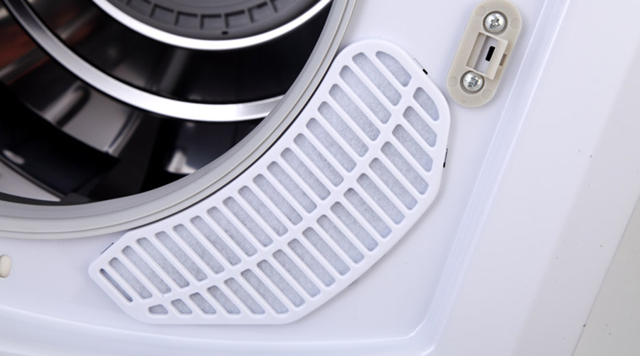 家用衣服烘干機配件：進風口過濾網構成和安裝